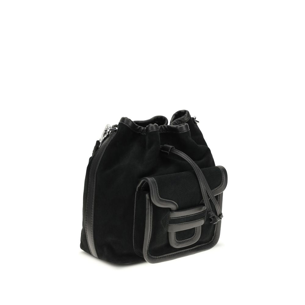 Pierre Hardy Schwarze Kalbsleder Bos Taurus Bucket Bag