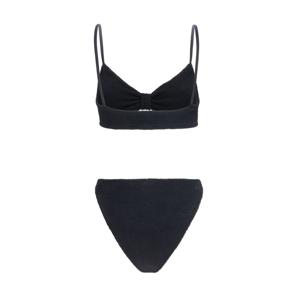 Hunza G Schwarzer Bikini aus Polyamid