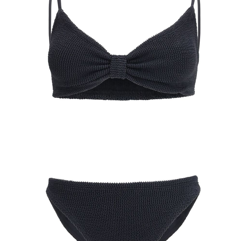 Hunza G Schwarzer Bikini aus Polyamid