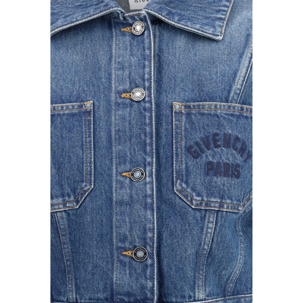 Givenchy Blaue Jeansjacke aus Baumwolle