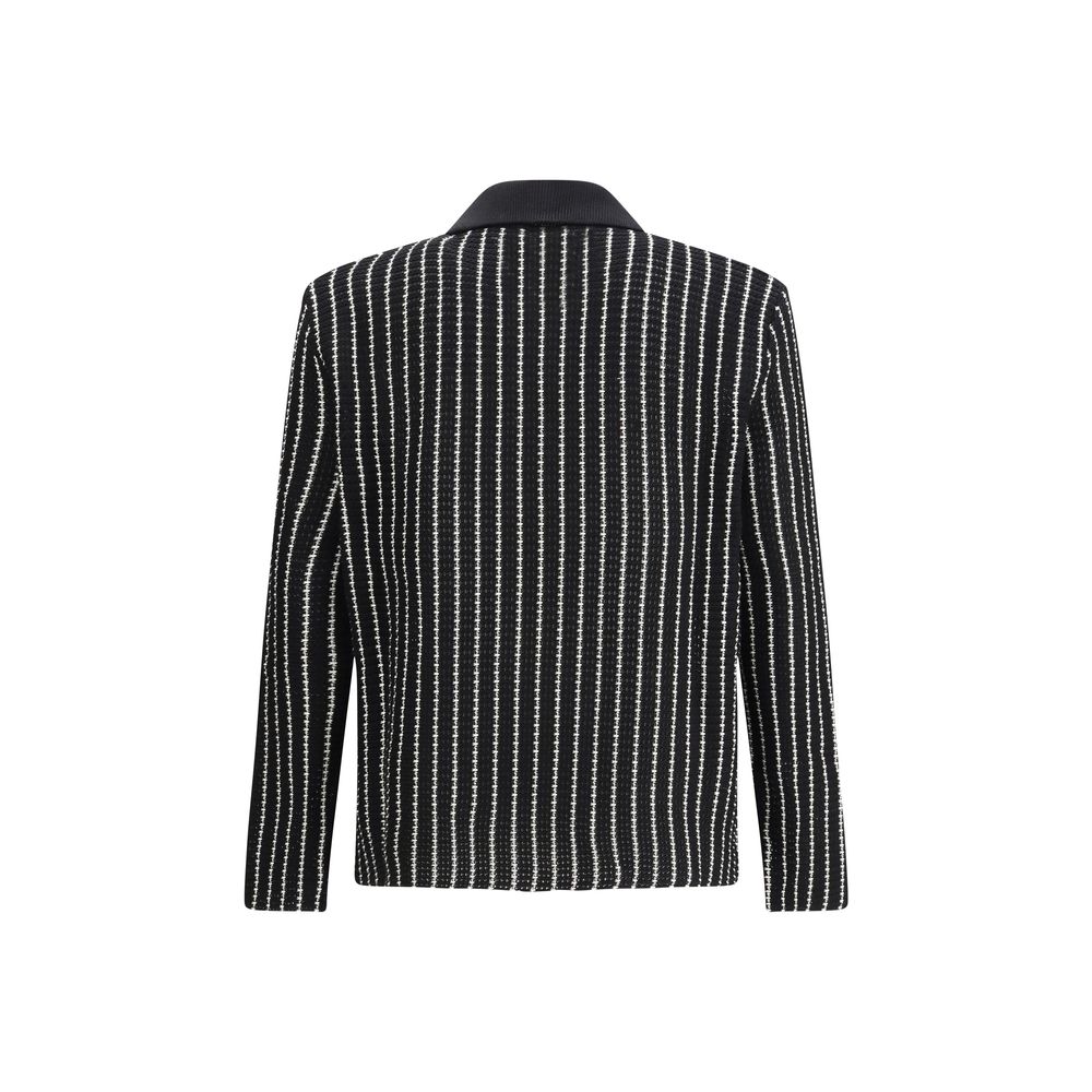 Jil Sander Schwarzer Baumwollcardigan