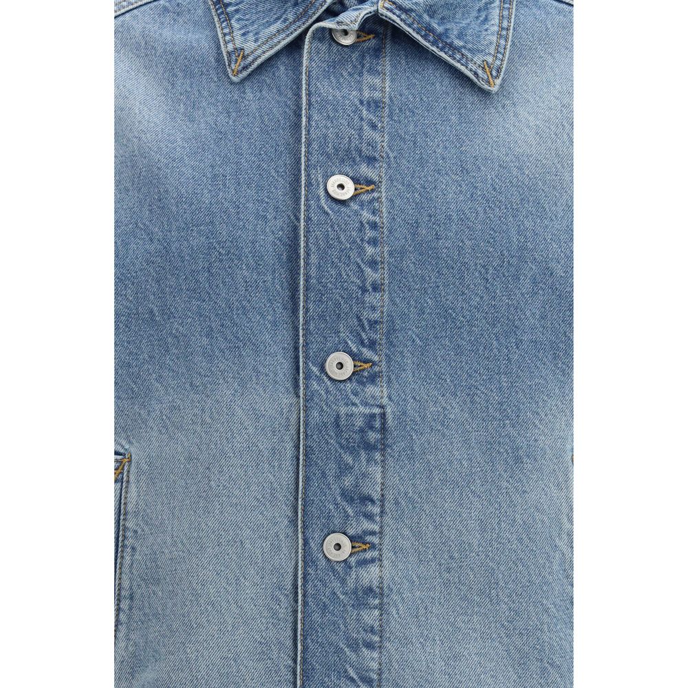 Jacquemus Blauer Mantel aus Polyamid