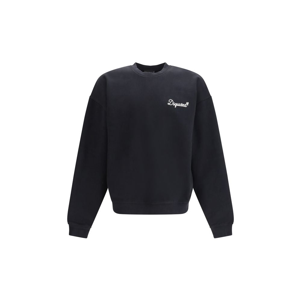 Dsquared² Schwarzer Baumwoll-Sweatshirt