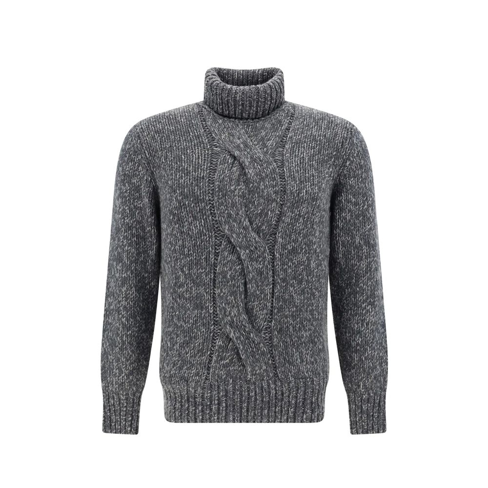 Brunello Cucinelli Grauer Kaschmirpullover