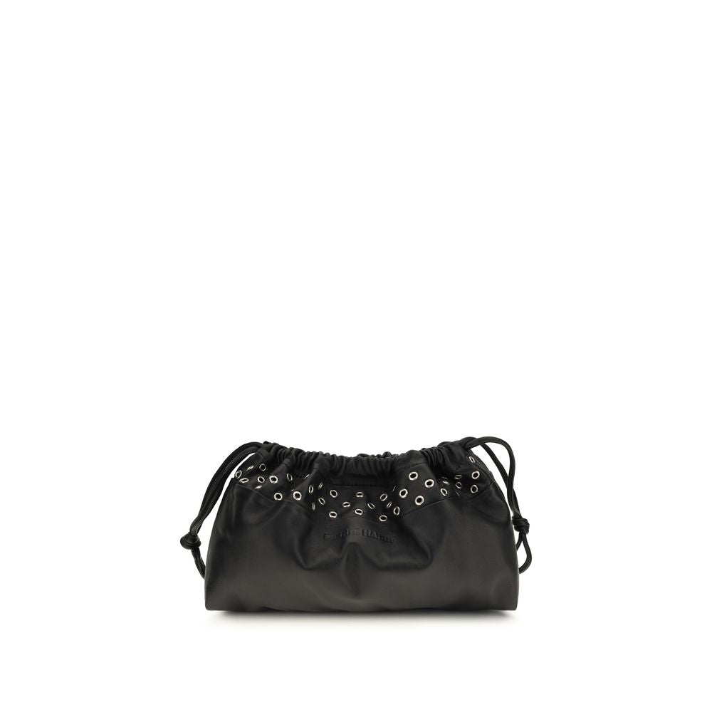 Pierre Hardy Schwarze Bos Taurus Kalbsleder Clutch