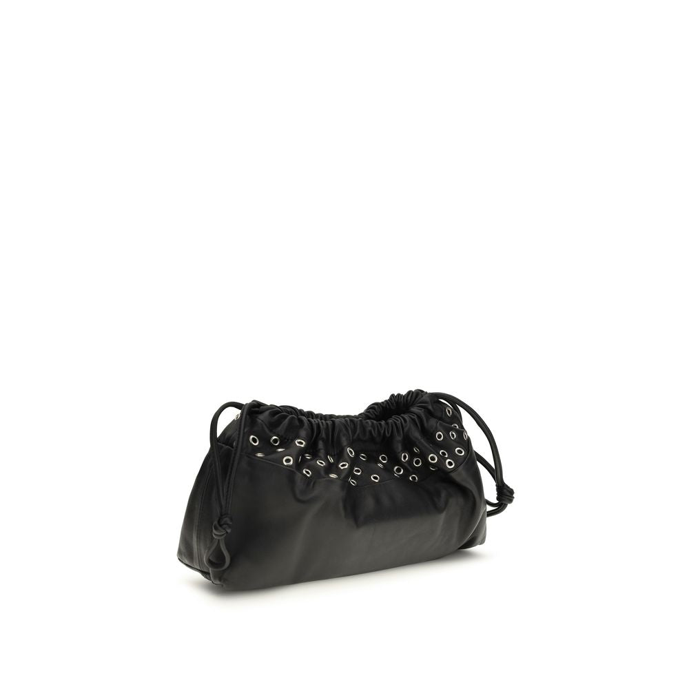 Pierre Hardy Schwarze Bos Taurus Kalbsleder Clutch