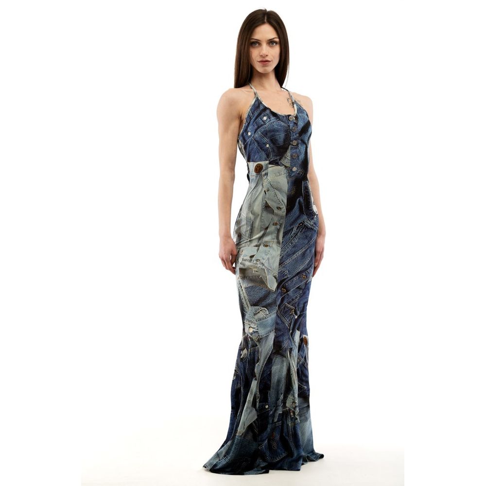 Moschino Mehrfarbiges Freizeitkleid aus Viskose