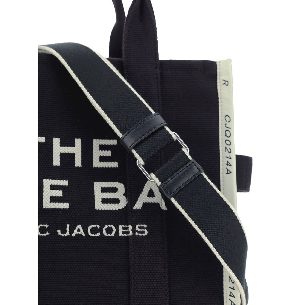 Marc Jacobs Schwarze Baumwoll-Handtasche