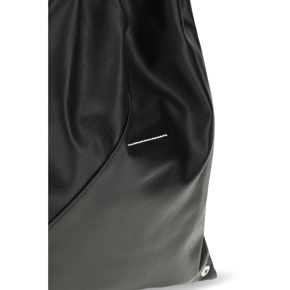 MM6 Schwarze Handtasche aus Polyethylen