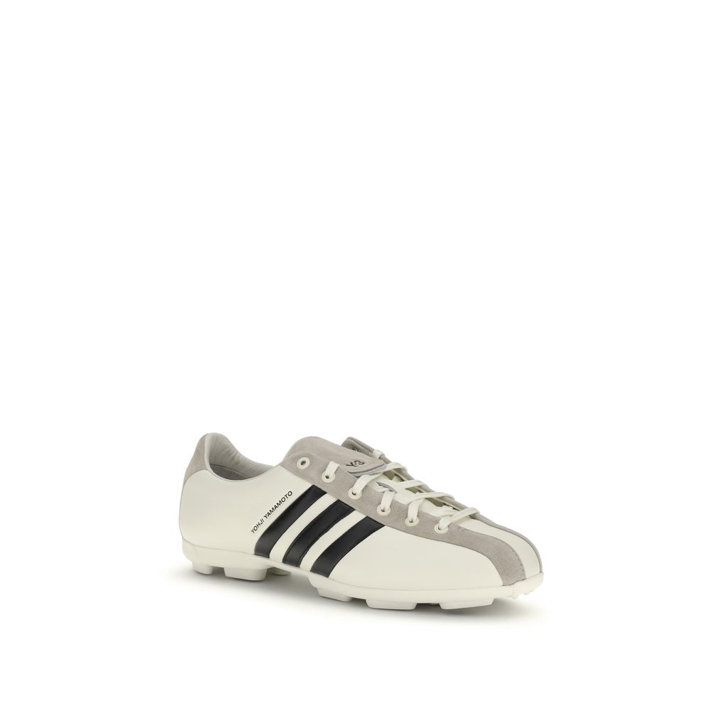 Y-3 Weiße Kalbsleder Bos Taurus Athletic Sneaker
