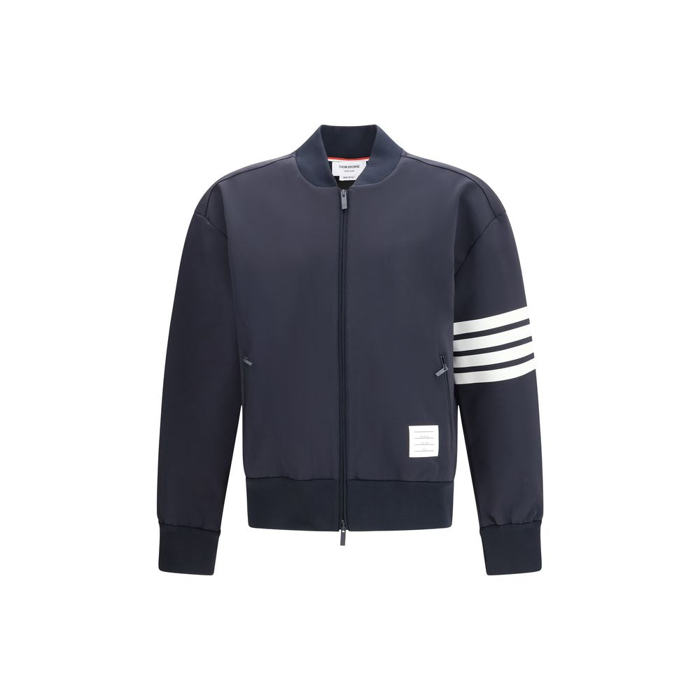 Thom Browne Blauer Viskose-Bomber