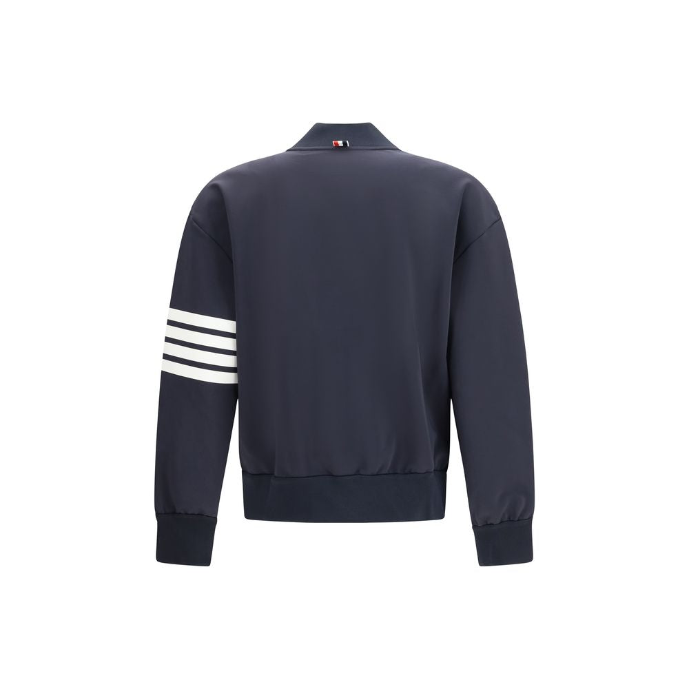 Thom Browne Blauer Viskose-Bomber