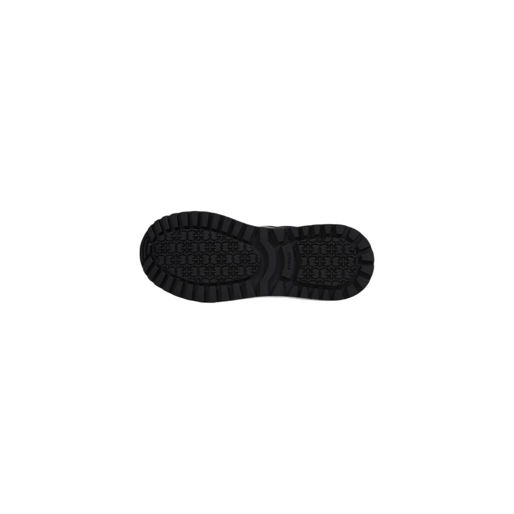 PINKO Schwarze Leder Low-Top-Sneaker