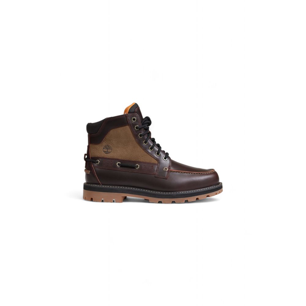 Timberland Braune Schnürstiefel aus biobasiertem Material