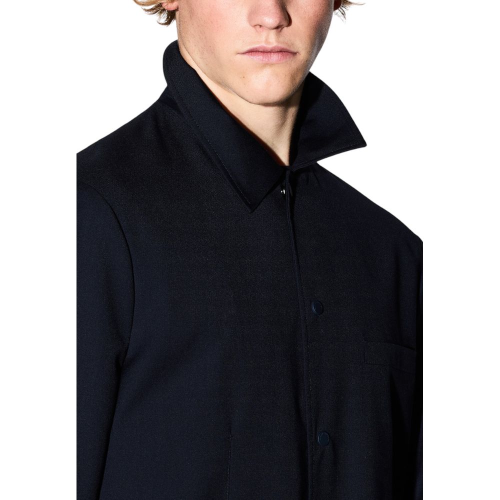 Armani Exchange Schwarzer Blazer aus Polyester