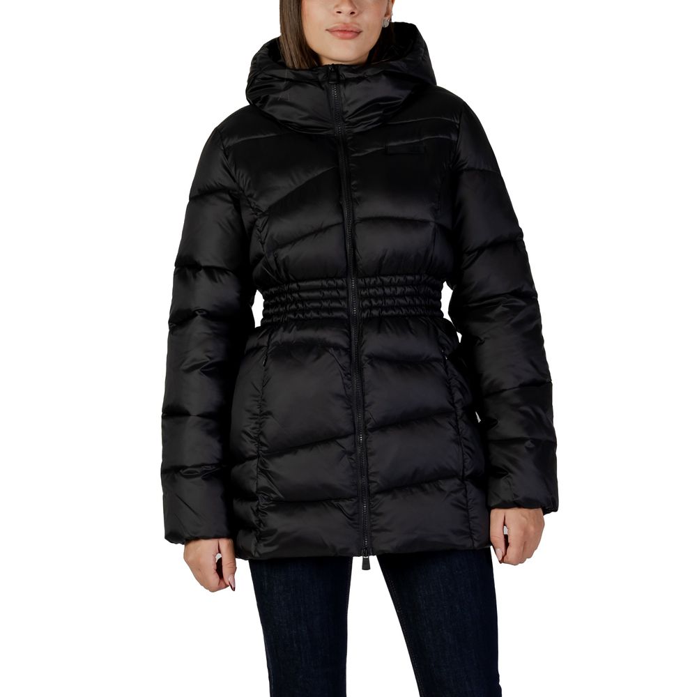 EA7 Emporio Armani Schwarzer Bomber aus Polyamid