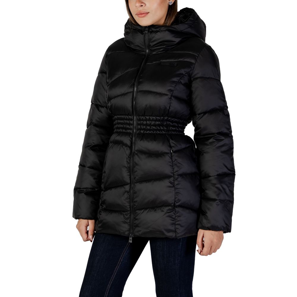 EA7 Emporio Armani Schwarzer Bomber aus Polyamid