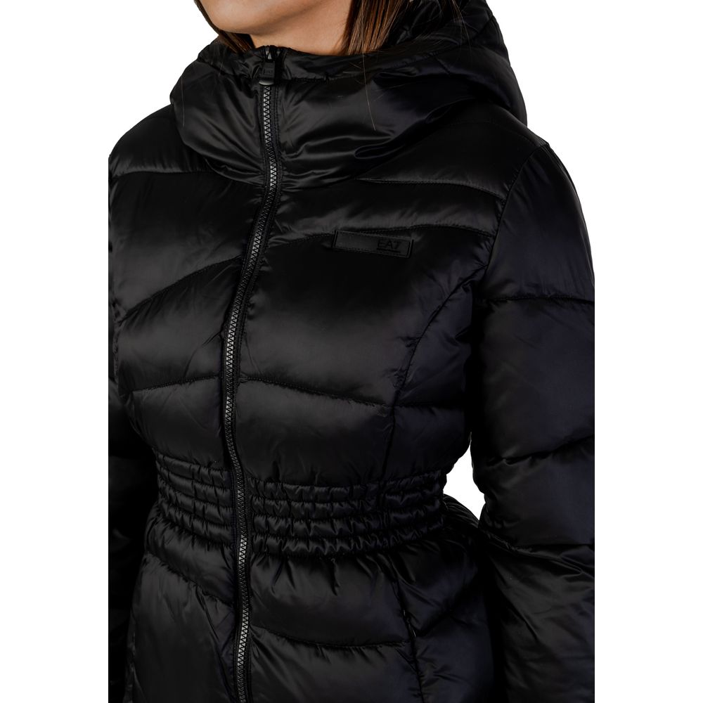 EA7 Emporio Armani Schwarzer Bomber aus Polyamid
