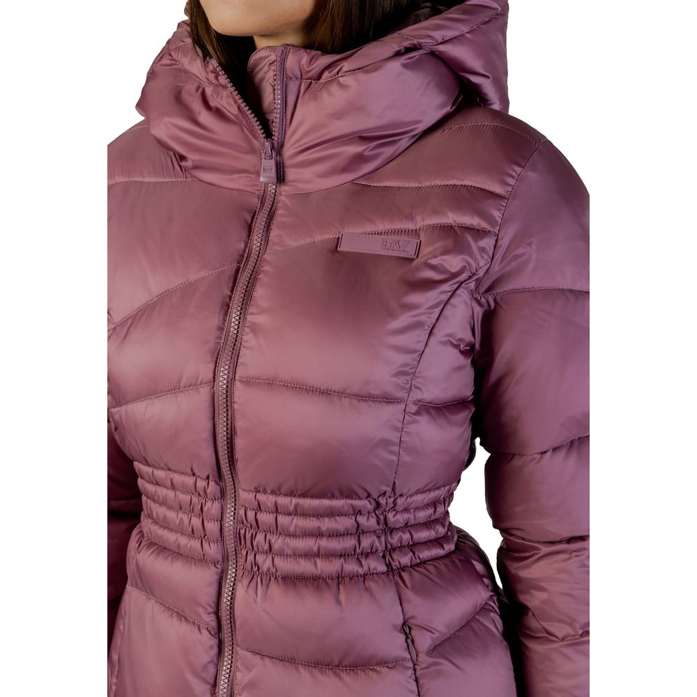EA7 Emporio Armani Lila Polyamid Bomberjacke