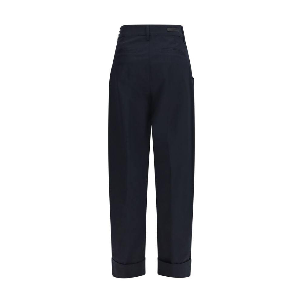 Jacob Cohen Blaue Baumwoll-Freizeithose