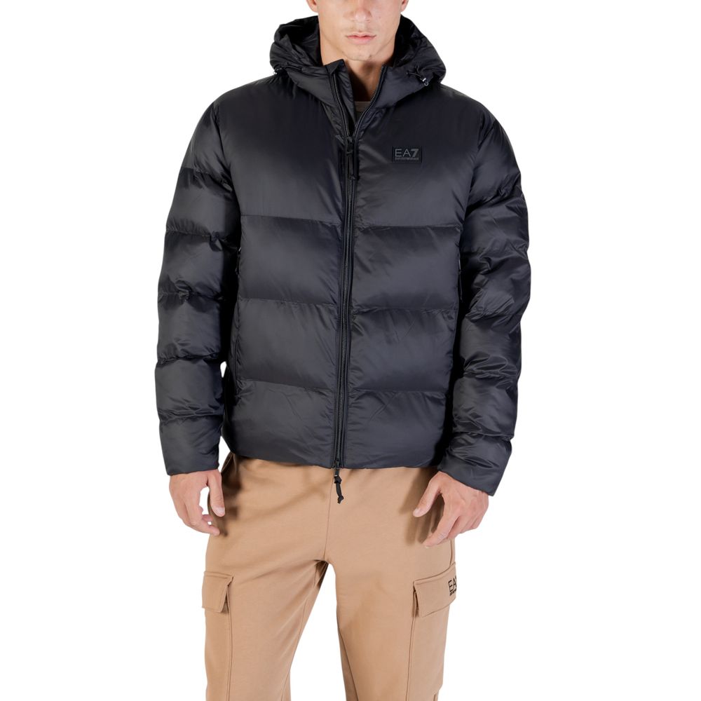 EA7 Emporio Armani Schwarzer Bomber aus Polyamid
