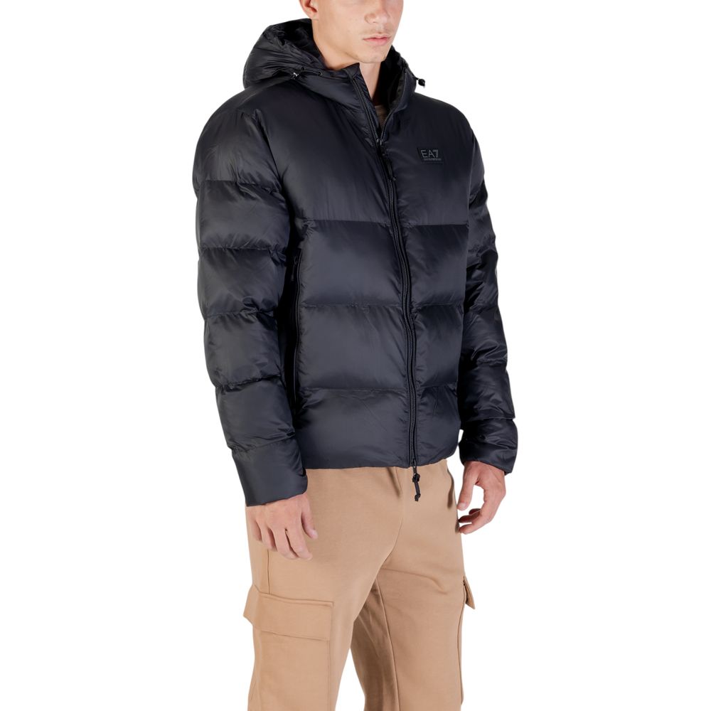 EA7 Emporio Armani Schwarzer Bomber aus Polyamid