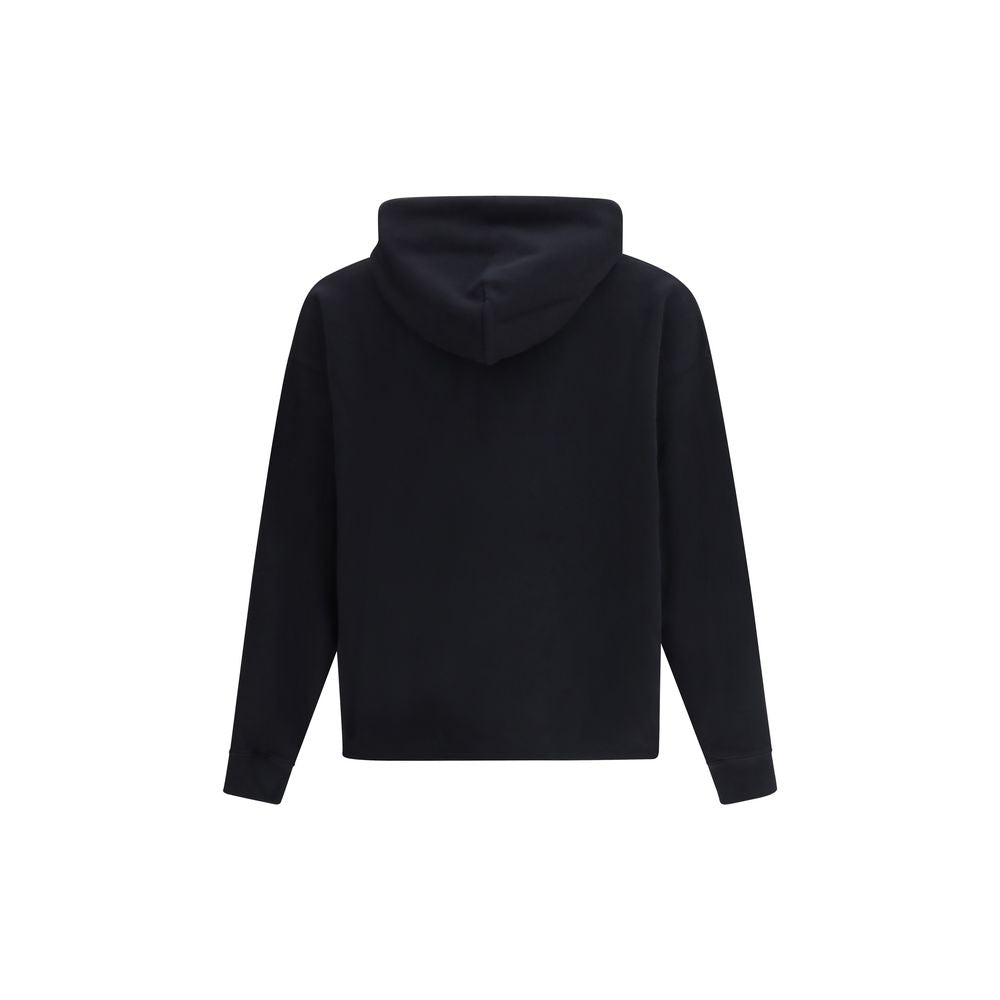 Off-White Schwarzer Baumwoll-Sweatshirt