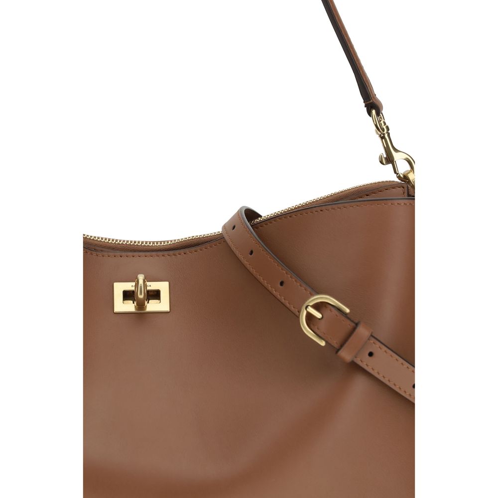 Balenciaga Beige Kalbsleder Bos Taurus Schultertasche