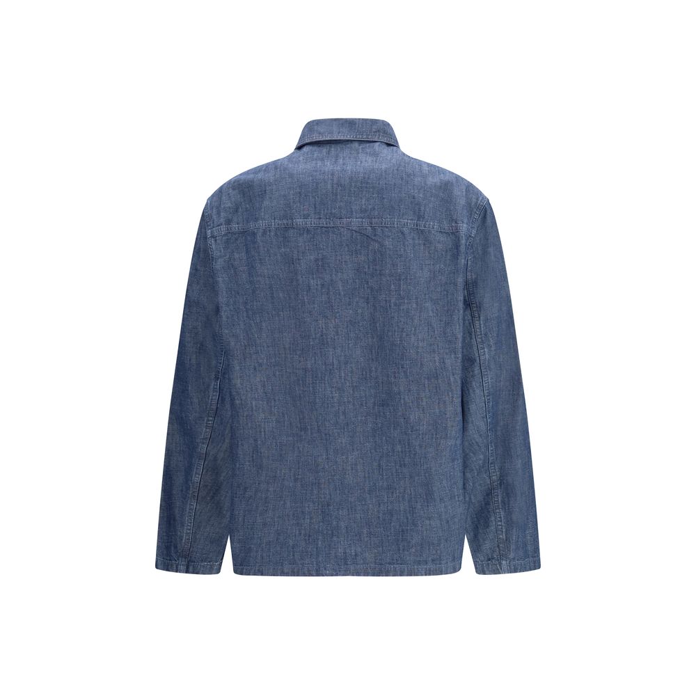 Jil Sander Blaue Jeansjacke aus Baumwolle