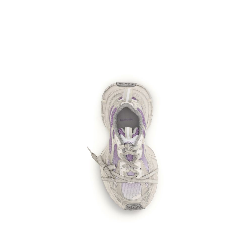 Balenciaga Mehrfarbige Stoff-Sneaker mit klobiger Sohle