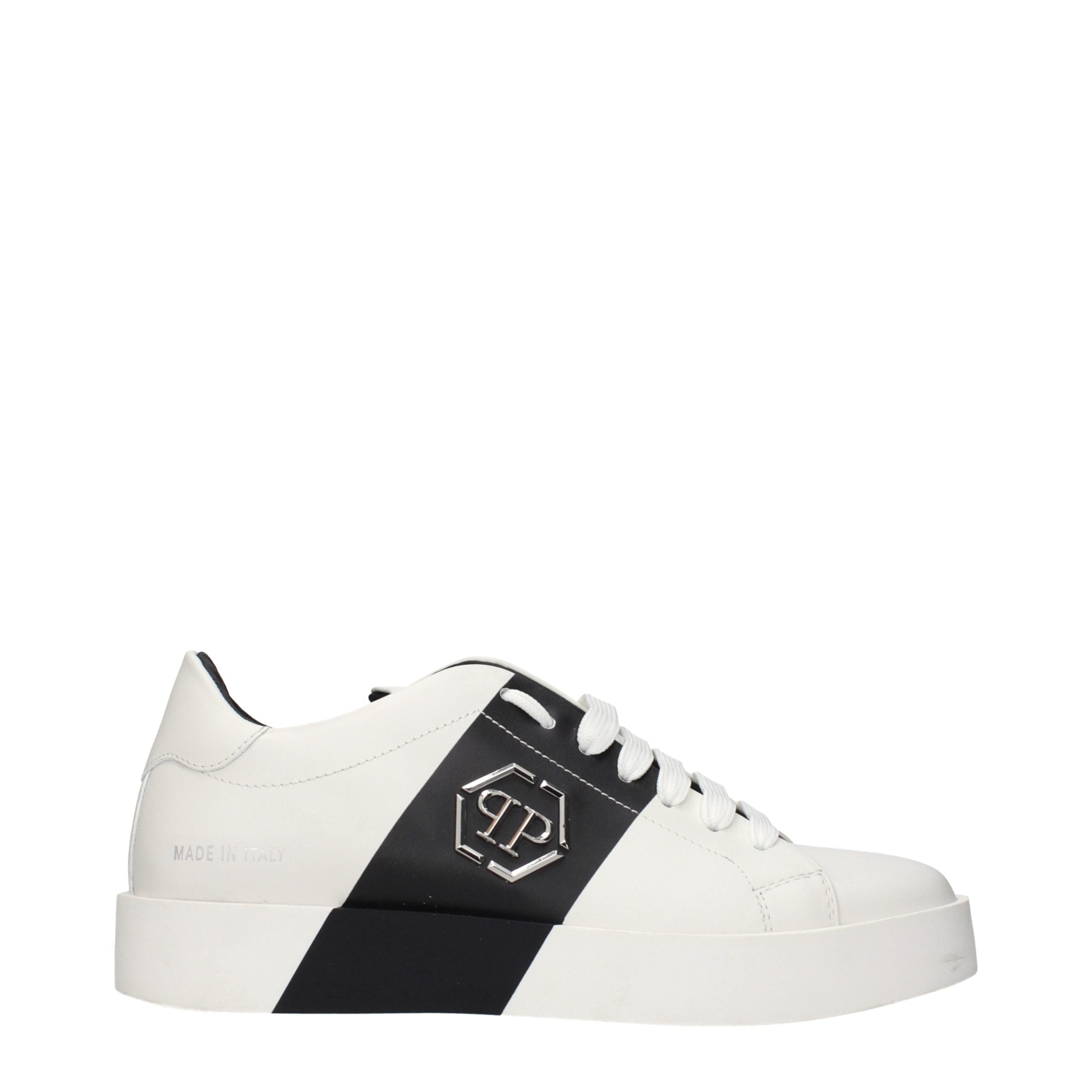 Philipp Plein Weiße Leder-Sneaker