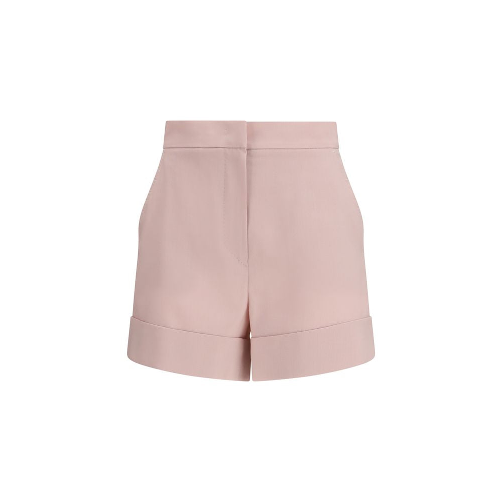 Max Mara Mehrfarbige Fleece-Woll-Bermudashorts