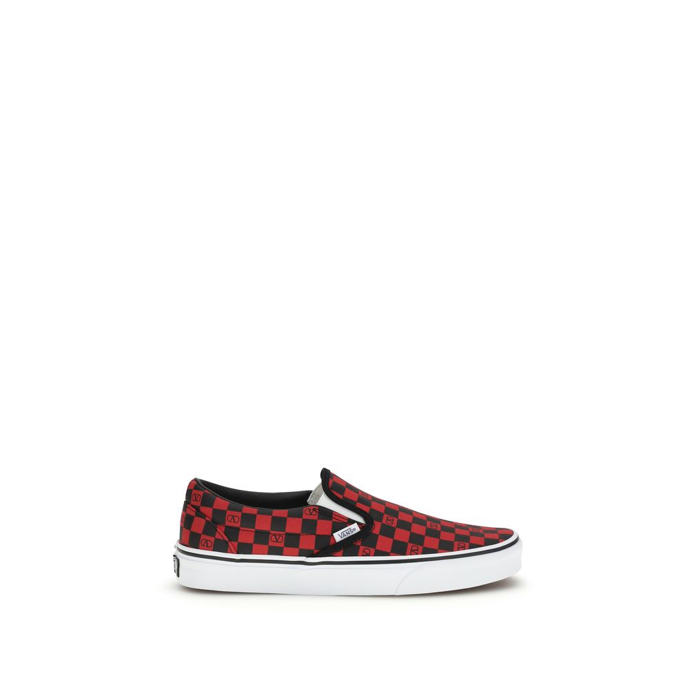 Valentino Garavani Mehrfarbige Low-Top-Sneaker aus Baumwolle