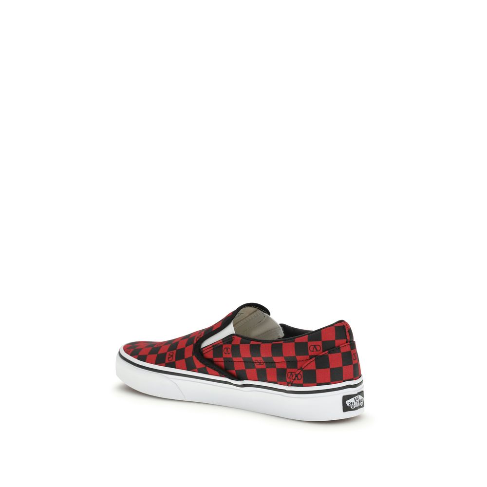 Valentino Garavani Mehrfarbige Low-Top-Sneaker aus Baumwolle