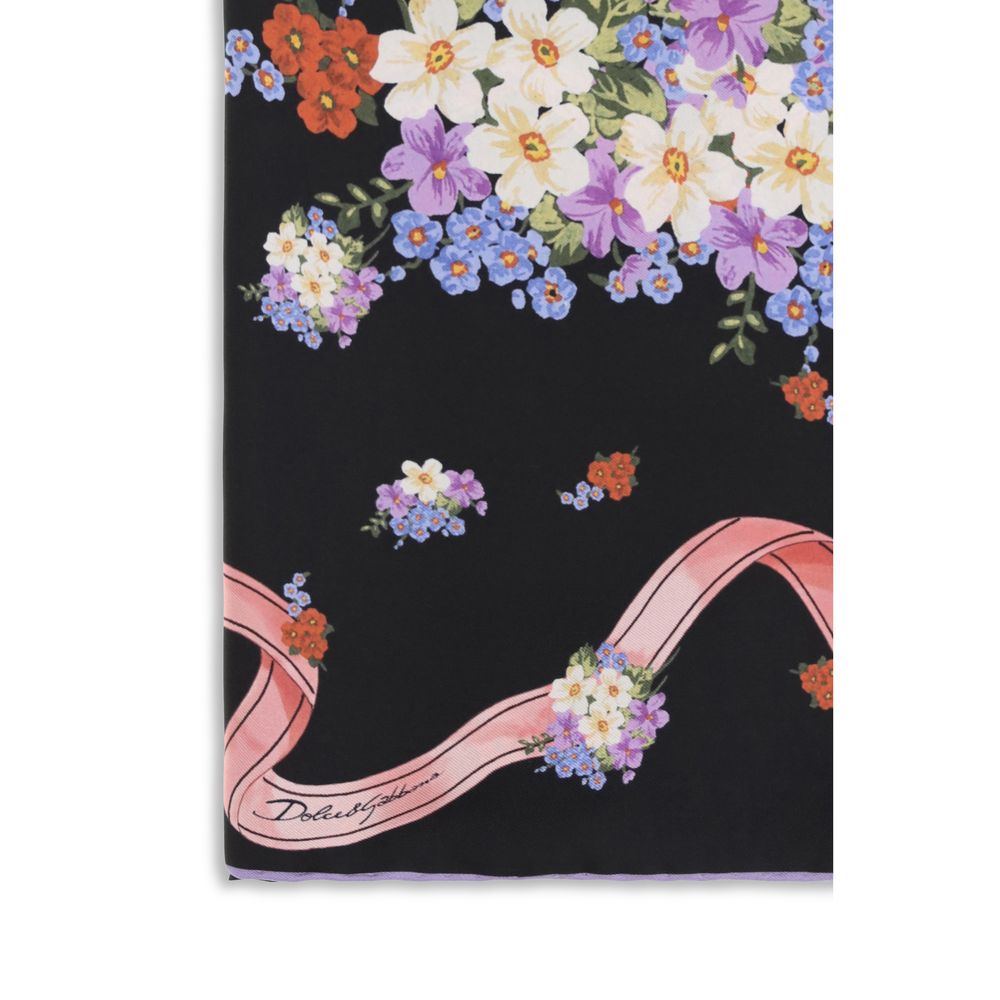 Dolce & Gabbana Mehrfarbiger Seidenschal