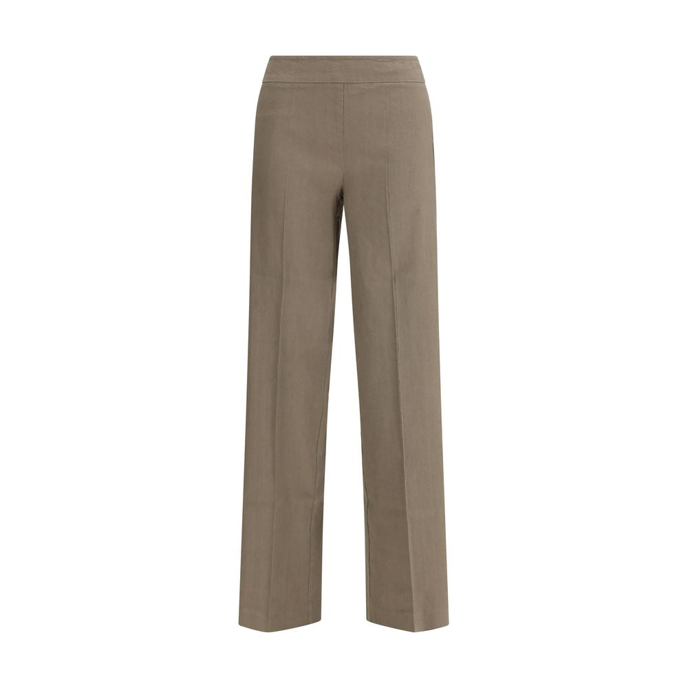 Avenue Montaigne Beige Leinen Freizeithose
