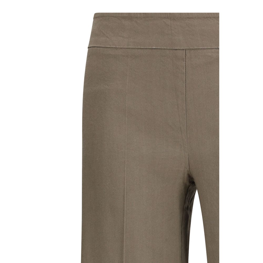Avenue Montaigne Beige Leinen Freizeithose