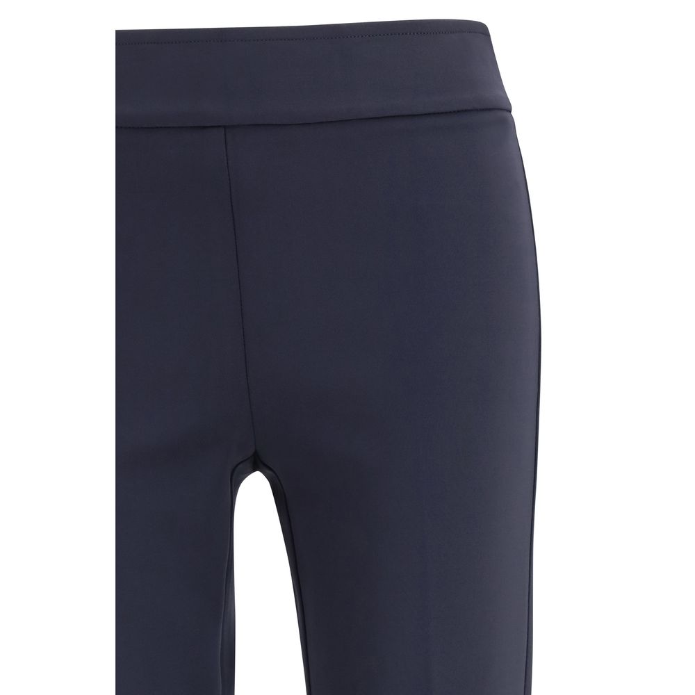 Avenue Montaigne Blaue Freizeithose aus Polyamid