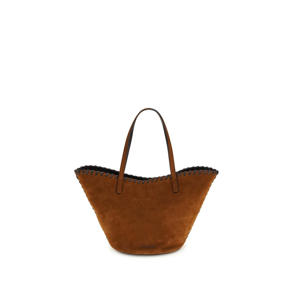 Staud Braune Kalbsleder Bos Taurus Handtasche