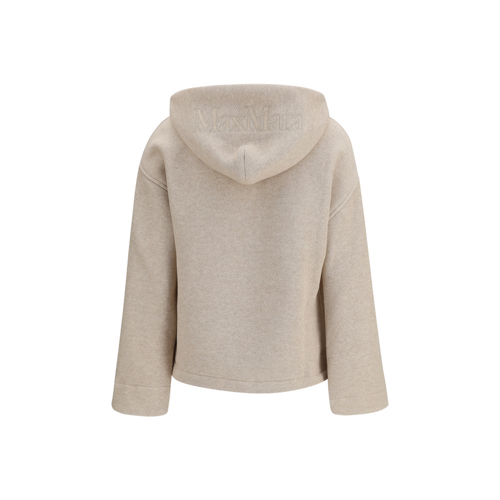 Max Mara Pure Beige Baumwoll-Sweatshirt
