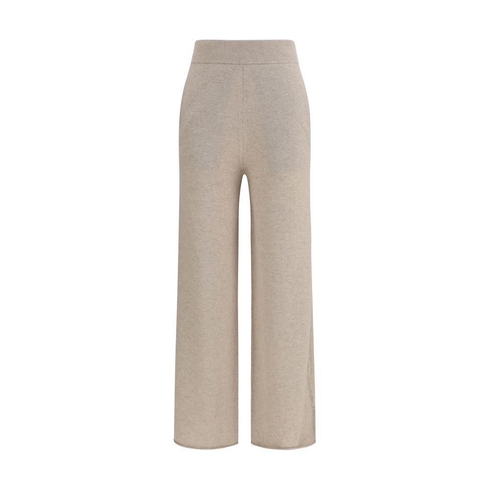 Max Mara Pure Beige Cashmere Casual Pants
