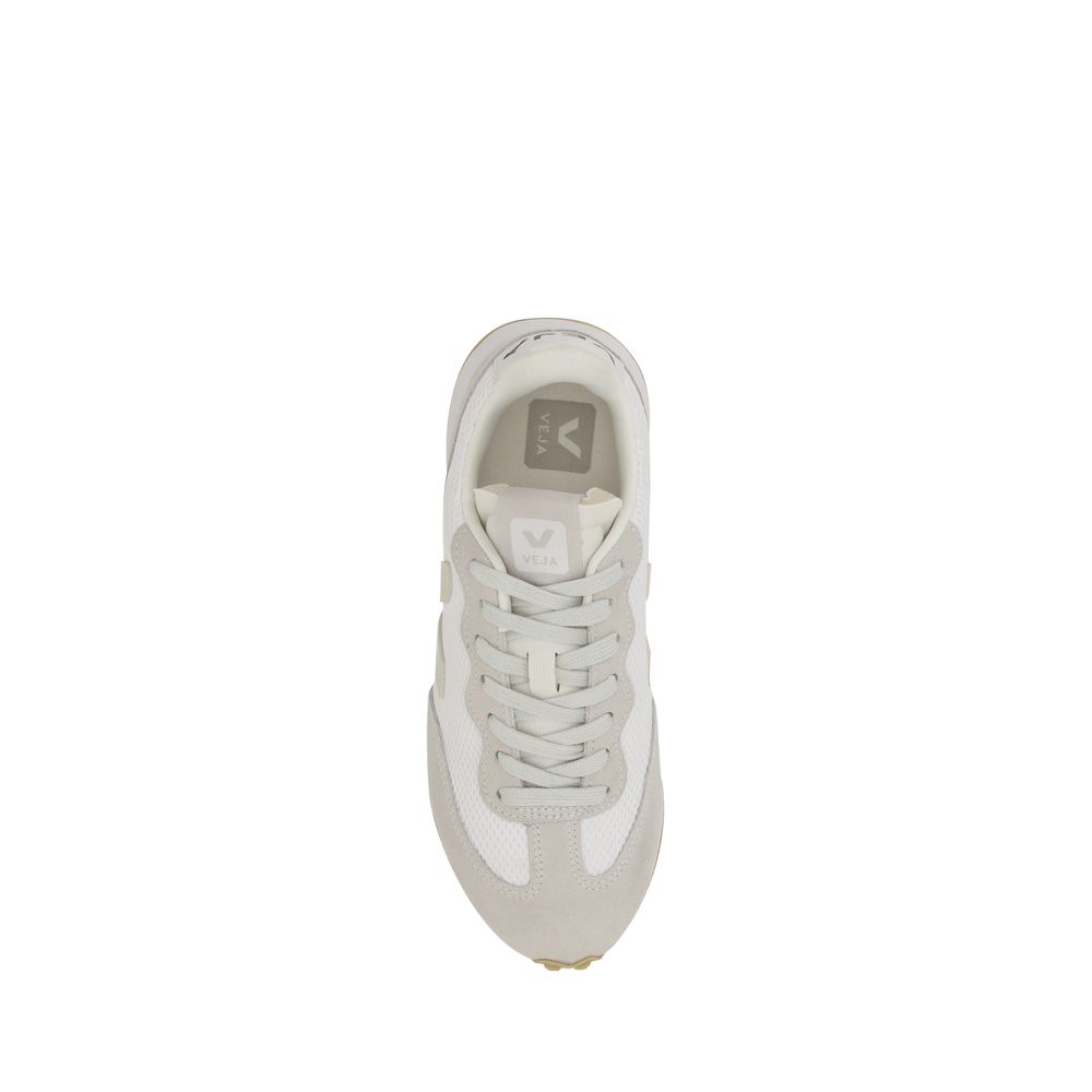 Veja Weiße Bos Taurus Kalbsleder Athletic Sneaker