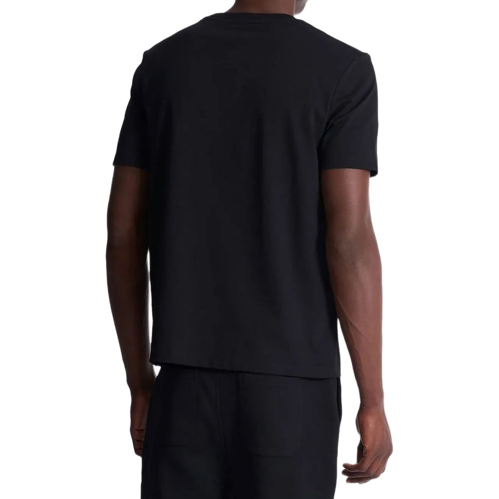 Balmain Schwarzes Baumwoll-T-Shirt