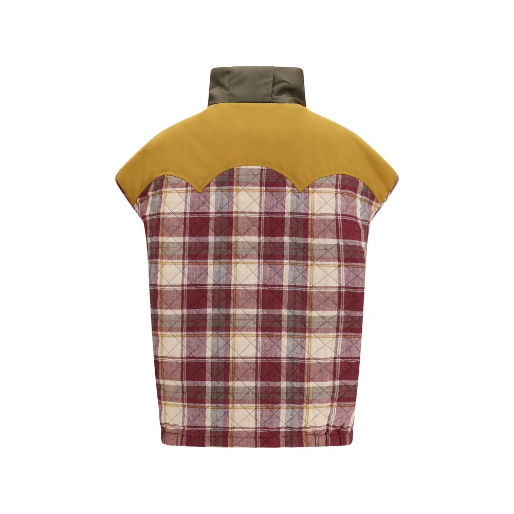 MARBELL Ärmellose Multicolor-Jacke aus Polyamid