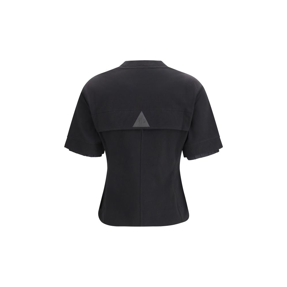 Moncler Grenoble Schwarzer Baumwoll-Sportswear-Artikel