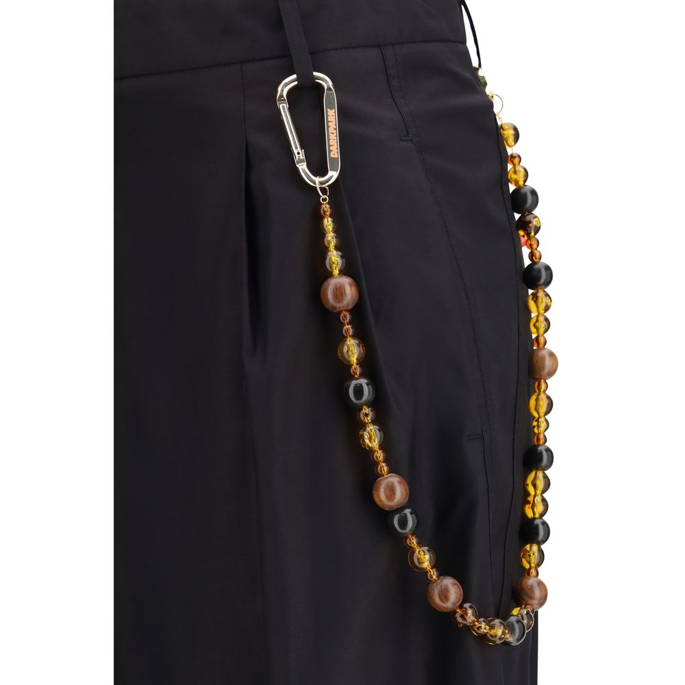 Darkpark Schwarze Baumwoll-Freizeithose