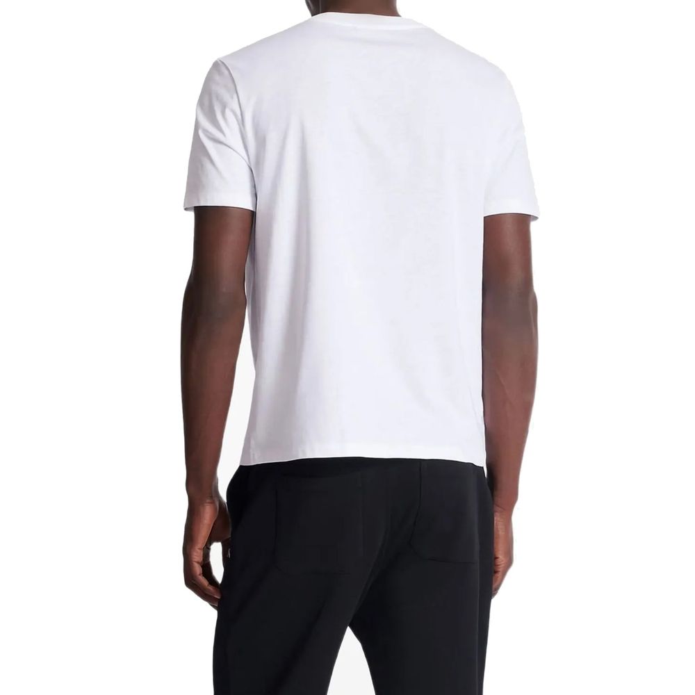 Balmain Weißes Baumwoll-T-Shirt