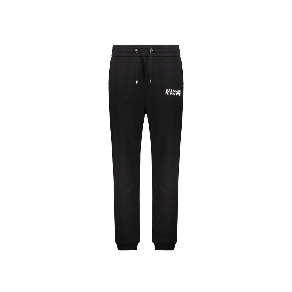 Balmain Schwarze Baumwoll-Jogginghose (Trainingshose)