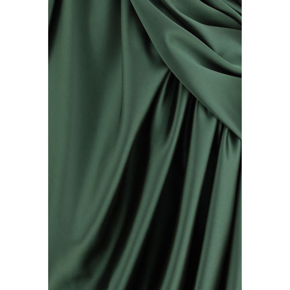 Vivienne Westwood Zweifarbige Polyester-Freizeitkleid