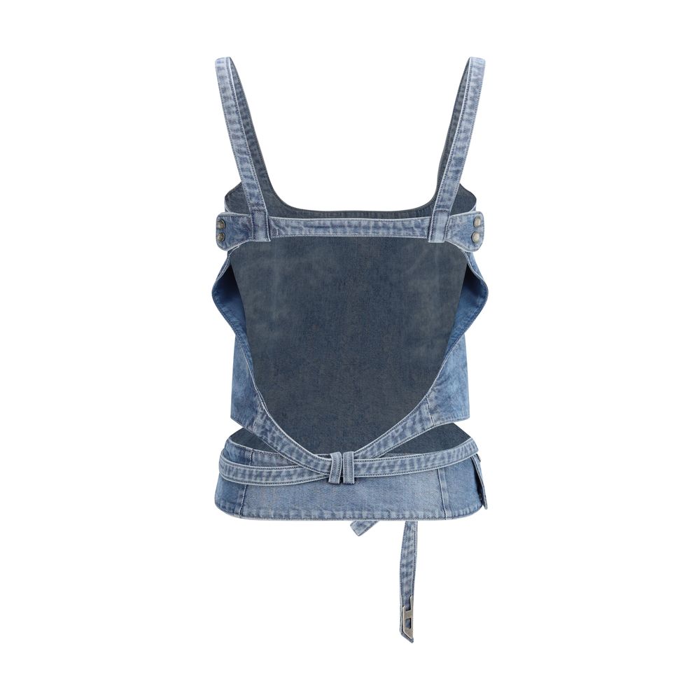 Diesel Blaues Denim-Hemd